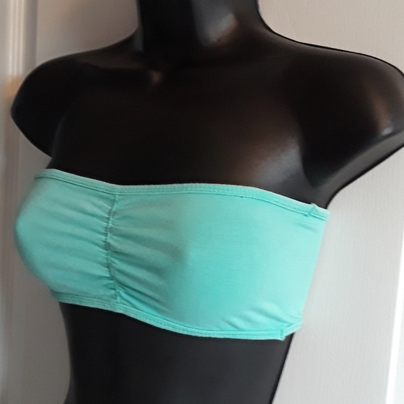 💕Y2K CUTE Irish ☘️ Green bubetube top - Picture 2 of 4